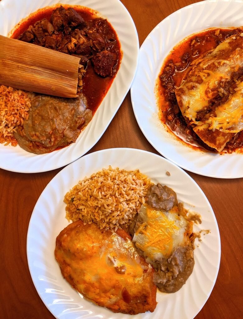 dinner, mexican food, refried beans, rice, enchiladas, tamale, chili relleno, brown rice, brown dinner, refried beans, refried beans, refried beans, refried beans, refried beans, enchiladas, enchiladas, enchiladas, enchiladas, tamale