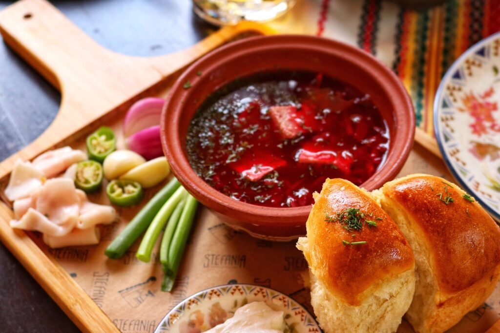 ukrainian food, borscht, soup, vegetables, bread, lunch, ukrainian cuisine, ukrainian food, borscht, borscht, borscht, borscht, borscht